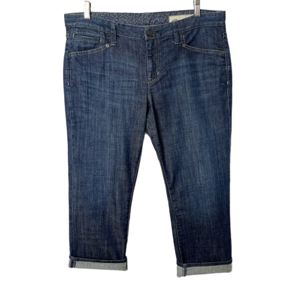Gap 1969 Women's Limited Ed. Jeans 14 Cropped Dark Wash Blue Y2K Straight Denim